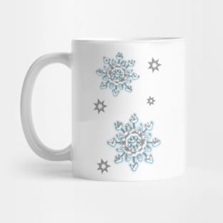 Glass Snowflakes Mug